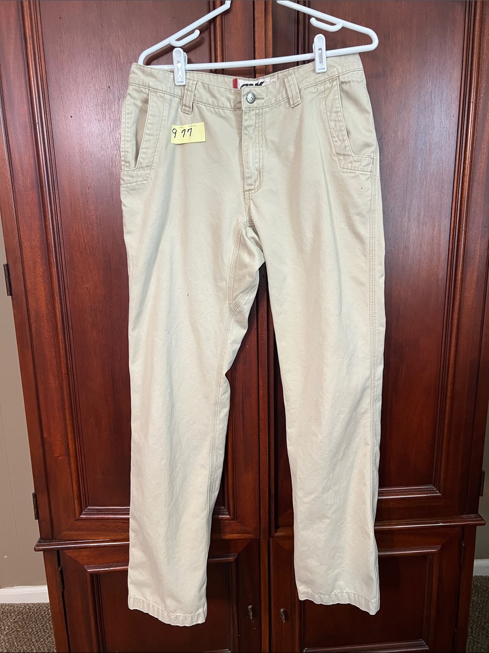 Men's Mountain Khaki ClassicChino Pants - Cream Size 33/34